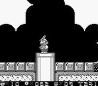une photo d'Ã©cran de Super Mario Land 2 sur Nintendo Game Boy
